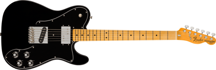 Fender American Vintage II 1977 Telecaster Custom, Maple Fingerboard, Black