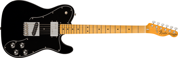 Fender American Vintage II 1977 Telecaster Custom, Maple Fingerboard, Black