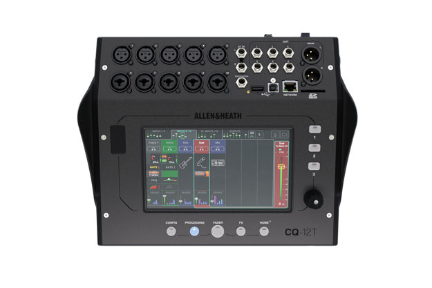 A&H CQ12T digital mixer 7” Touchscreen 10 mic/line 2FX 6 Aux