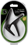 G7th AGT C21022 Lightweight Nashville guitar capo, sort