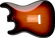 Fender Deluxe Series Stratocaster HSH, Alder Body, 2-Point Bridge Mount, 3-Color Sunburst