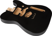 Fender Deluxe Series Telecaster SSH Alder Body Modern Bridge Mount, Black