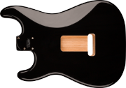 Fender Deluxe Series Stratocaster HSH Alder Body 2 Point Bridge Mount, Black