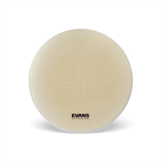Evans EQ3 Resonant Black Bass Drum Head, No Port, 24 Inch