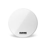 Evans MX2 White Marching Bass Drum Head, 18 Inch