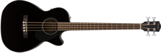 Fender CB-60SCE Bass, Laurel Fingerboard, Black