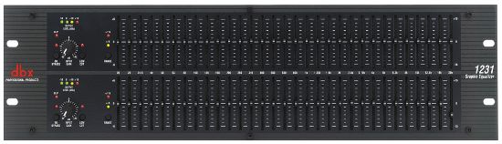 dbx 1231 Dual Channel 31-Band Equalizer
