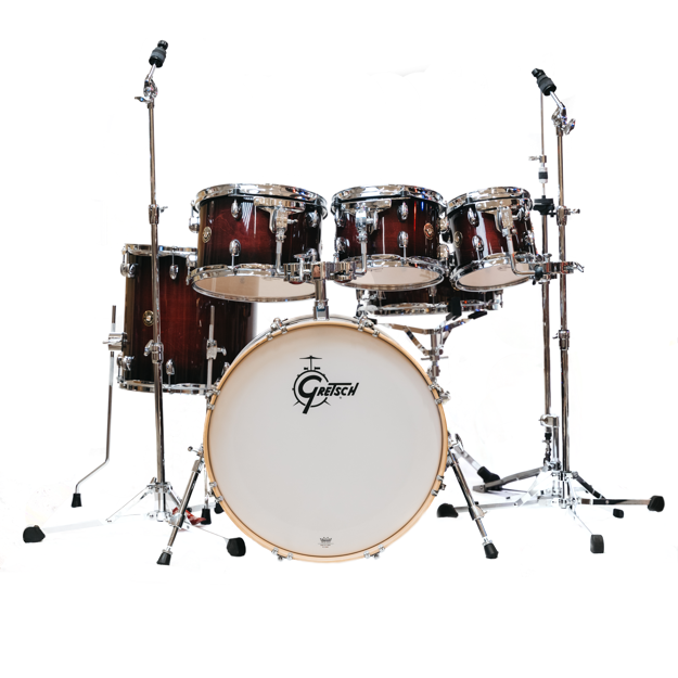 Gretsch Catalina Maple GH4S Fusion Kit w/HW, Deep Cherry Sunburst