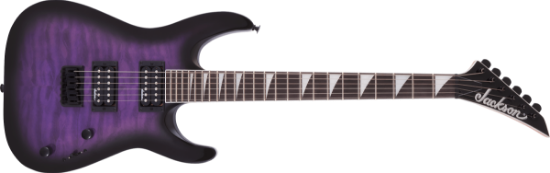 Jackson JS Series Dinky Arch Top JS32Q DKA HT Amaranth Fingerboard Transparent Purple Burst