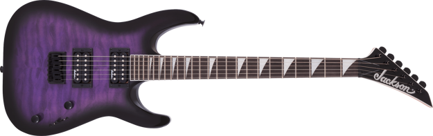 Jackson JS Series Dinky Arch Top JS32Q DKA HT Amaranth Fingerboard Transparent Purple Burst