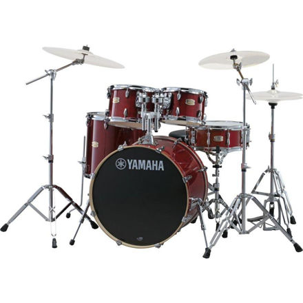 Yamaha Stage Custom Birch SBP2F5CR7 Shell Pack Cranberry Red HW780