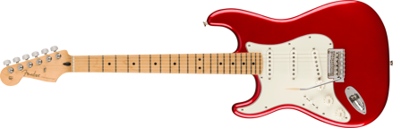 Fender Player Stratocaster Left-Handed, Maple Fingerboard, Candy Apple Red