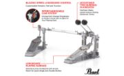 Pearl P-932L Demonator Bass Drum Twin Pedal w/Interchangeable Cam
