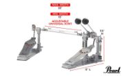 Pearl P-932L Demonator Bass Drum Twin Pedal w/Interchangeable Cam
