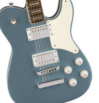 Squier Limited Edition Paranormal Troublemaker Telecaster Deluxe, Laurel Fingerboard, Parchment Pickguard, Ice Blue Metallic