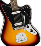 Squier Affinity Series Jaguar, Laurel Fingerboard, Black Pickguard, 3-Color Sunburst