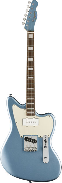 Squier Limited Edition Paranormal Offset Telecaster SJ, Laurel Fingerboard, Parchment Pickguard, Ice Blue Metallic