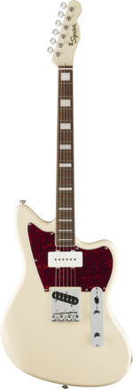 Squier Limited Edition Paranormal Offset Telecaster SJ, Laurel Fingerboard, Tortoiseshell Pickguard, Olympic White