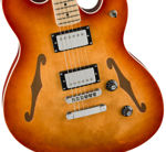 Squier Affinity Series Starcaster Deluxe, Maple Fingerboard, Sienna Sunburst