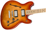 Squier Affinity Series Starcaster Deluxe, Maple Fingerboard, Sienna Sunburst