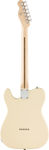 Squier Affinity Series Telecaster Thinline, Laurel Fingerboard, Black Pickguard, Olympic White