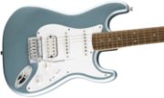 Squier Affinity Series Stratocaster Junior HSS, Laurel Fingerboard, White Pickguard, Ice Blue Metallic