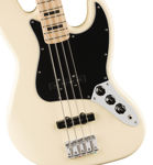 Squier Affinity Series Active Jazz Bass, Maple Fingerboard, Black Pickguard, Olympic White