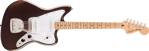 Squier Affinity Series Jaguar, Maple Fingerboard, White Pickguard, Mystic Metallic Brown