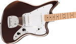 Squier Affinity Series Jaguar, Maple Fingerboard, White Pickguard, Mystic Metallic Brown