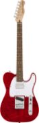 Squier Affinity Series Telecaster FMT SH, Laurel Fingerboard, White Pickguard, Crimson Red Transparent