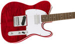 Squier Affinity Series Telecaster FMT SH, Laurel Fingerboard, White Pickguard, Crimson Red Transparent