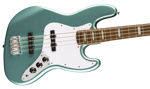 Squier Affinity Series Active Jazz Bass, Laurel Fingerboard, White Pickguard, Mystic Sea Foam Green