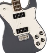 Fender Limited Edition Chris Shiflett Cleaver Telecaster Deluxe, Rosewood Fingerboard, Charcoal Frost Metallic