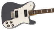 Fender Limited Edition Chris Shiflett Cleaver Telecaster Deluxe, Rosewood Fingerboard, Charcoal Frost Metallic