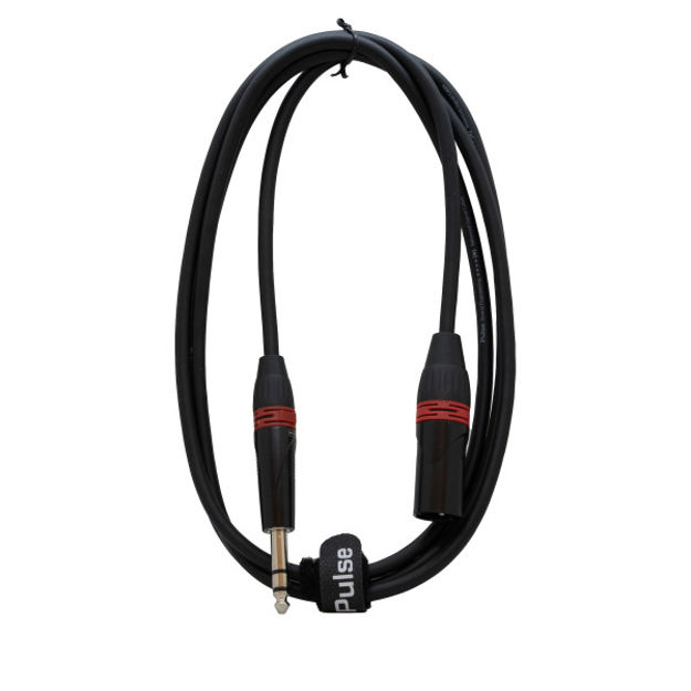 Pulse Balanced Signal Cable 2M 1/4 Stereo Jack-XLRM