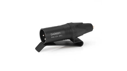 DPA Adapter: MicroDot to 3-pin XLR with Belt Clip