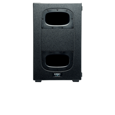 QSC 2X12 3600W active cardioid subwoofer