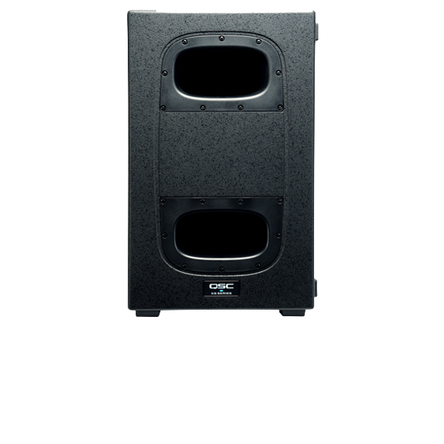 QSC 2X12 3600W active cardioid subwoofer