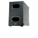 QSC 2X12 3600W active cardioid subwoofer