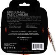 Ernie Ball 6421 FLEXinstrumentkabel 6m - Oransje