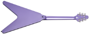 Epiphone Kirk Hammett 1979 Flying V Purple Metallic