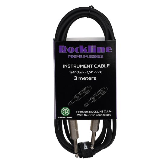 Rockline premium instrument kabel 3m JACK/JACK