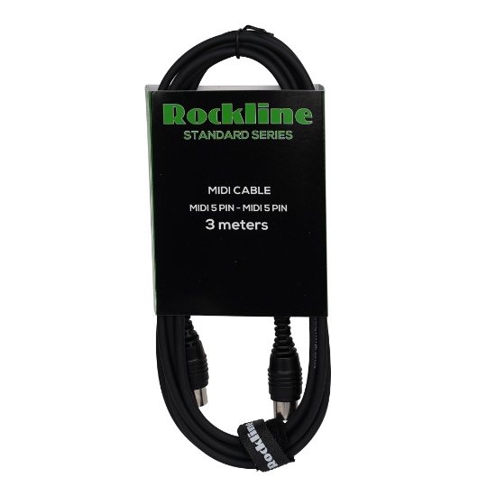 Rockline MD10 MIDI kabel 3m