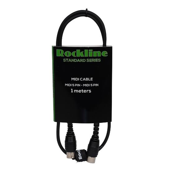 Rockline MD10 MIDI kabel 1m