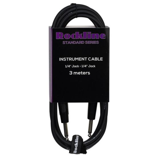 Rockline standard instrument kabel 3m JACK/JACK
