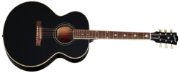 Epiphone J-180 LS ebony, inkludert koffert