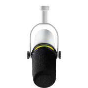 Shure MV7 XLR/USB Speech Microphone, White