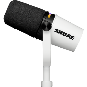 Shure MV7 XLR/USB Speech Microphone, White