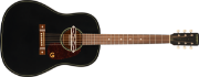 Gretsch Deltoluxe Dreadnought Walnut Fingerboard, Tortoiseshell Pickguard, Black Top