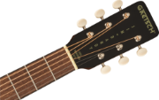 Gretsch Deltoluxe Dreadnought Walnut Fingerboard, Tortoiseshell Pickguard, Black Top